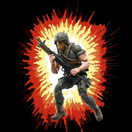 G.I. Joe Classified Series Retro Cardback Craig “Rock ’N Roll” McConnel, Collectible 6 Inch Action Figure with 9 Accessories