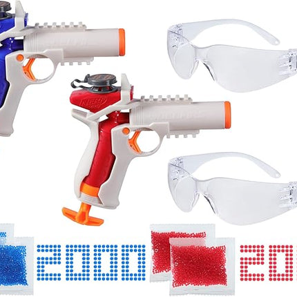 Nerf Pro Gelfire Versus Pack Includes 2 Blasters, 4,000 Gelfire Rounds, 60 Round Capacity, T-Pull Priming, 2 Eyewear, Gifts for Teens Ages 14+ (Amazon Exclusive)