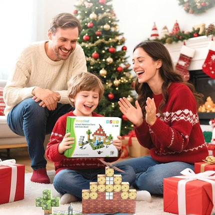 108PCS Magnetic Building Blocks with 6 Dinosaur Toys for Kids 3-5,Toddler World Magnetic Cubes ,STEM Toys for 4-8 5-7 Year Old Boys Girls,Sensory Creative Activities Holiday Birthday Party Favor Gift