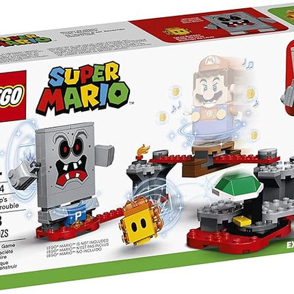 LEGO Super Mario Whomp’s Lava Trouble Expansion Set 71364 Building Kit; Toy for Kids to Enhance Their Super Mario Adventures with Mario Starter Course (71360) (133 Pieces)