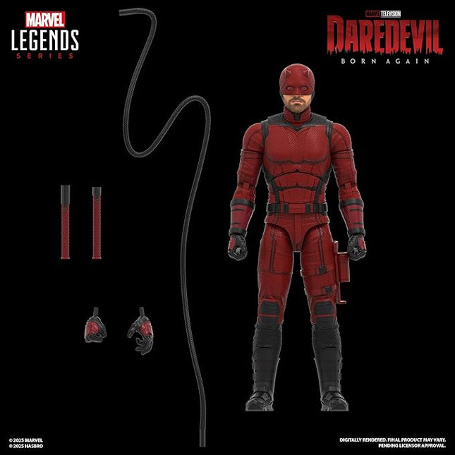 Marvel Legends Series Daredevil: Born Again Daredevil Collectible 6-Inch Action Figure