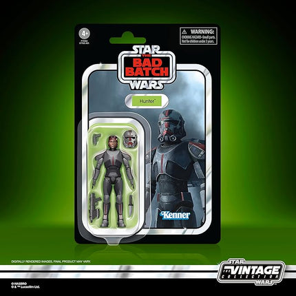 STAR WARS The Vintage Collection Hunter The Bad Batch 3.75-Inch Collectible Action Figures, Ages 4 and Up