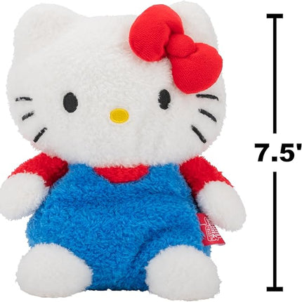 BumBumz 7.5-inch Hello Kitty and Friends Bumz Classic Hello Kitty Plush - Collectible Sanrio Toy - from The Makers of Original Squishmallows - Ages 3+