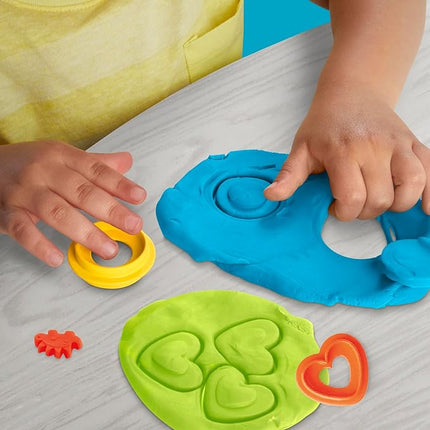 Play-Doh Shapes & Colors Dino Starter Set, Tactile Sensory Play Dinosaur Toys for Kids, 11 Accessories, Back to School Gifts, Ages 2+