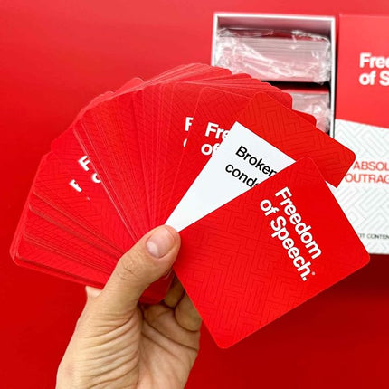 QUOKKA Freedom of Speech Card Board Game - Adult Edition - Fast-Paced | Guess The Word | Easy to Play - Party Game for Game Night