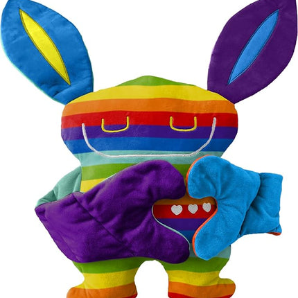 Bumpas Weighted Plush Toy – Machine Washable Calming Stuffed Animal for Kids – Arms and Body are Weighted to Give a Realistic Hug – Soft Companion for Playtime, Naptime & Travel (Fuss)