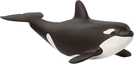 Schleich Wild Life, Ocean and Marine Life Toy Animals for Kids, Baby Orca Whale Toy Figurine, Ages 3+