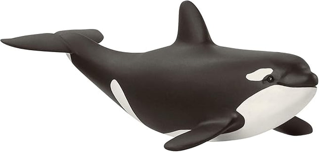 Schleich Wild Life, Ocean and Marine Life Toy Animals for Kids, Baby Orca Whale Toy Figurine, Ages 3+