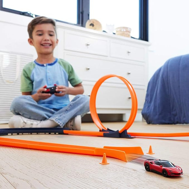 Hot Wheels RC 1:64 Scale Ferrari Sf90 Stradale Assetto Fiorano Vehicle