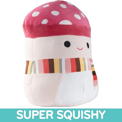 Squishmallows 10" Malcolm The Halloween Mushroom - Official Jazwares 2025 Exclusive Fall Plush Toy- Soft Cuddly Stuffed Animal, Autumn Decor, Collectible - Gift for Kids & Adults