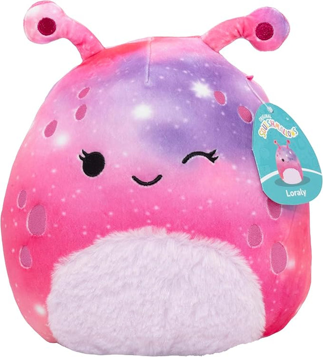 Squishmallows Original 10-Inch Loraly The Rainbow Alien - Official Jazwares Plush - Collectible Soft Squishy Stuffed Animal Toy - Add to Your Squad - Gift for Kids, Girls & Boys