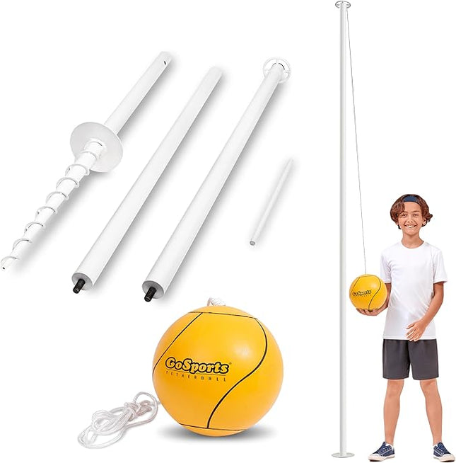 GoSports Backyard Tetherball Game - Full Size Outdoor Tetherball