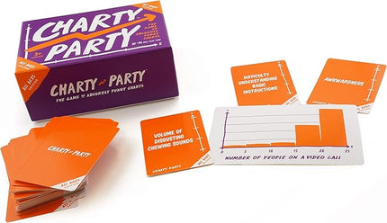 Charty Party: All Ages Edition - Mathematically Humorous Game - for 3 or More Players - 30 to 90 Play Time - Card Game for Classrooms, Families, and Even Your Grandma