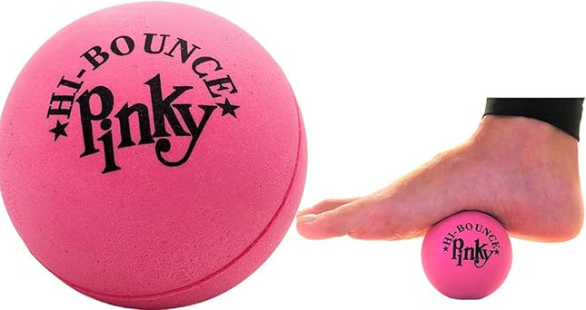 JA-RU Hi-Bounce Pinky Ball (1 Pack) Rubber Bouncy Balls for Kids and Adults. Small Pink Stress Bounce Ball. Indoor and Outdoor Sport Party Favors. Therapy