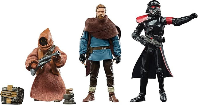 STAR WARS The Vintage Collection OBI-Wan Kenobi Multipack Toys, 3.75-Inch-Scale Action Figures, Kids 4 and Up