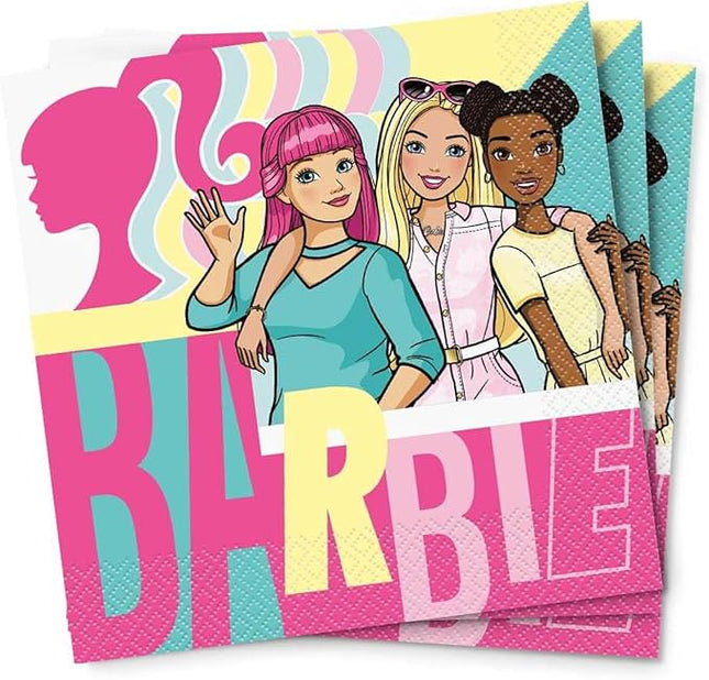 Barbie Luncheon Napkins (16 count) - Party Expo