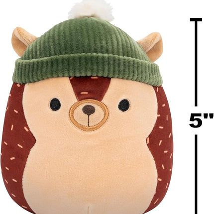 Squishmallows Original 5in Harvest 4-Pack – Hans Hedgehog, Mac Acorn, Misha Candle, Rocky Raccoon – Official Jazwares Plush (Little) Amazon Exclusive