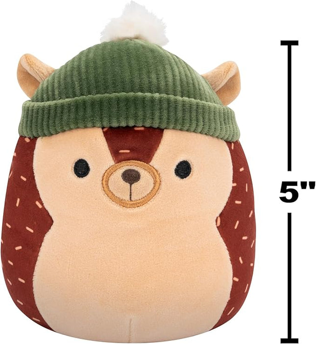 Squishmallows Original 5in Harvest 4-Pack – Hans Hedgehog, Mac Acorn, Misha Candle, Rocky Raccoon – Official Jazwares Plush (Little) Amazon Exclusive