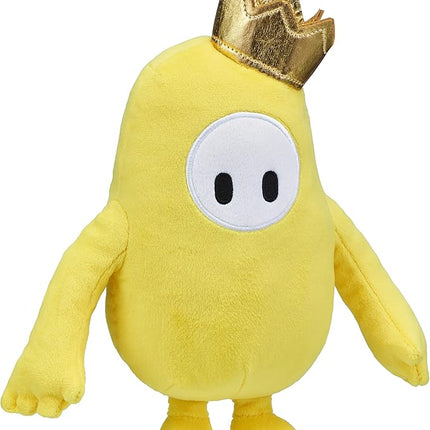 Fall Guys Moose Toys Original Yellow Bean Skin Official Collectable 8" Cuddly Deluxe Plush Toy from The Ultimate Knockout Video Game – 5 Characters to Collect Series 1g, Multicolor, (62589)