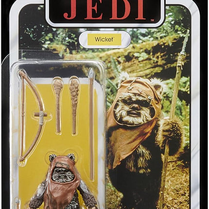 STAR WARS The Black Series Wicket, Return of The Jedi 40th Anniversary 6-Inch Collectible Action Figures, Ages 4 and Up