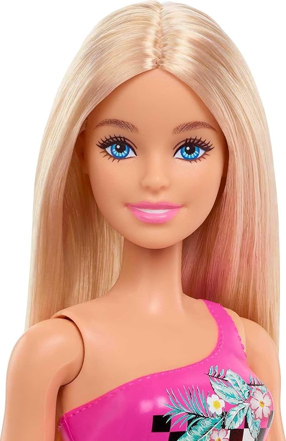 Barbie - Beach Doll - Pink Bathing Suit (HDC50)