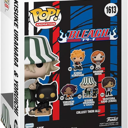 Funko POP! Animation: Bleach - Kisuke Urahara with Yoruichi - Bleach - Collectable Vinyl Figure - Gift Idea - Official Merchandise - for Kids & Adults - Anime Fans - Model Figure for Collectors