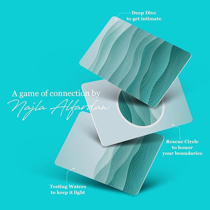 Conversation Card Game Moments Under The Sea - For Couples, Family & Friends - Unique Gift to Deepen Connections and Get to Know Each Other | Fun and Engaging Questions for Game Nights