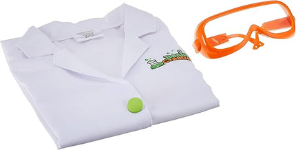 Learning Resources Beaker Creatures Lab Gear - 2 Pieces, Ages 5+ Lab Coat & Glasses for Kids, Science Exploration Games, STEM Toys for Kids