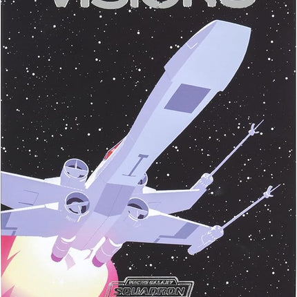 Star Wars Micro Galaxy Squadron Visions X-Wing - 5-Inch Vehicle with Two 1-Inch Micro Figure Accessories