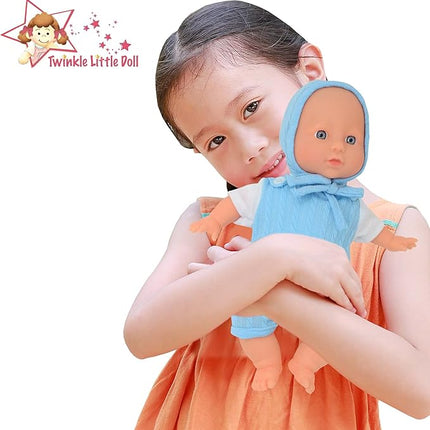 12 inch Realistic Baby Doll with Soft Body and Vinyl Head, Arms, and Legs, Beautiful Soft Baby Doll Dressed in a Matching Onesie and Hat – Packaged in a Gift Box– Ideal Size for Toddlers, Boys, Girls