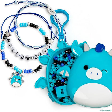 Squishmallows Original Tatiana The Dragon Bracelet Kit, Bracelet Making Kit, Friendship Bracelet Kit, Charm Bracelet, Charm Bracelet Making Kit, 7 Year Old Girl Birthday Gifts, for Boys