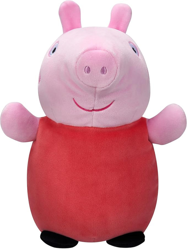 Squishmallows HugMees Original 10-Inch Peppa Pig - Medium-Sized Ultrasoft Official Jazwares Plush