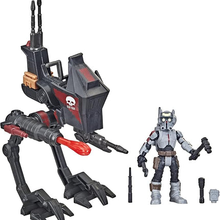 STAR WARS Mission Fleet Expedition Class Tech (Bad Batch) at-RT Ambush 2.5-Inch-Scale Figure and Vehicle Set, Toys for Kids Ages 4 and Up,F1339