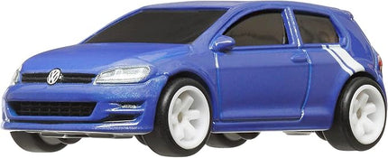 Hot Wheels Premium Car Culture Collectible Toy Car, 1:64 Scale Die-Cast Volkswagen Golf Mk 7, World Tour Vehicle with Real Riders Tires