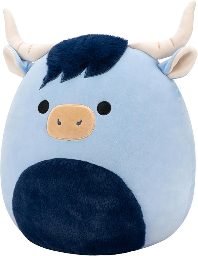 Squishmallows Original 14in Toro The Blue Highland Cow – Official Jazwares Plush (Large)