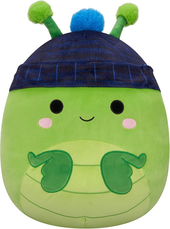 Squishmallows Original 16-Inch Trenton Praying Mantis with Beanie - Official Jazwares Plush (Large)