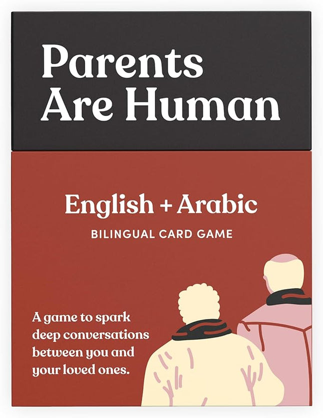 Parents Are Human, Relationship Cards, Get to Know Each Other Better, Parents, Families, Teens & Kids Relationship Building, Light & Deep Questions, 70 Questions & Activity Cards, English + Arabic