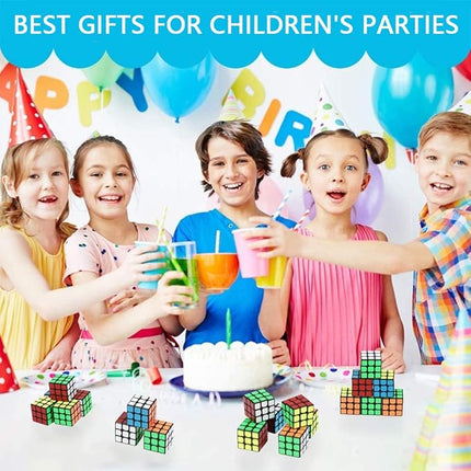 Mini Speed Cube,Magic Puzzles, Puzzle Boxes,Party Puzzle Game Toys Classroom Rewards & School Prize for Students,Birthday Party Favors (24 Pack)