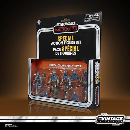 STAR WARS The Vintage Collection Mandalorian Shriek-Hawk, The Mandalorian 3.75 Inch Collectible 4-Pack (Amazon Exclusive)