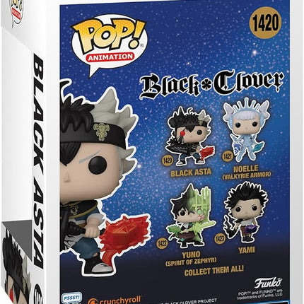 Funko POP! Animation: Black Clover - Asta - Collectable Vinyl Figure - Gift Idea - Official Merchandise - for Kids & Adults - Anime Fans - Model Figure for Collectors and Display