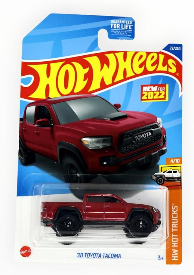 Hot Wheels '20 Toyota Tacoma, Hot Trucks 4/10 - red