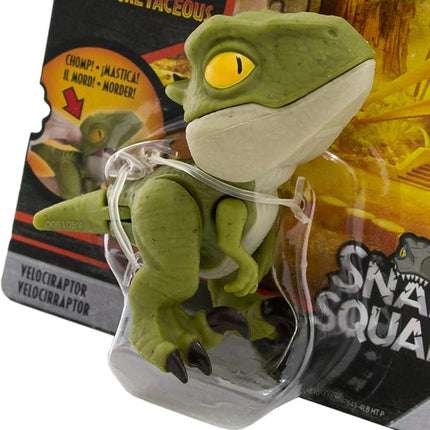 Jurassic World Toys Camp Cretaceous Snap Squad Green Velociraptor Figure
