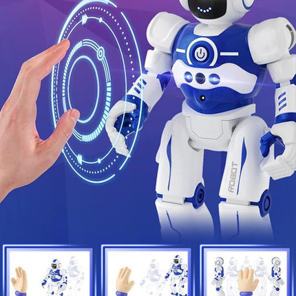 Robot Toys for Kids,Programmable Remote Control Smart Walking Dancing Robot Toy with Gesture & Sensing for Age 4 5 6 7 8 9 10 Year Old Boys for Birthday Present