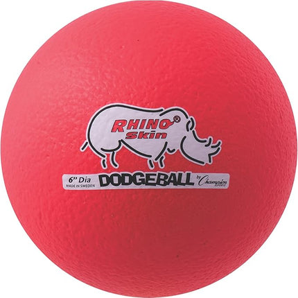 Champion Sports® Rhino Skin® Low Bounce Dodgeball Sets & Singles for Playground, PE, Backyard & League Games – Team Sports Equipment for Youth & Adults