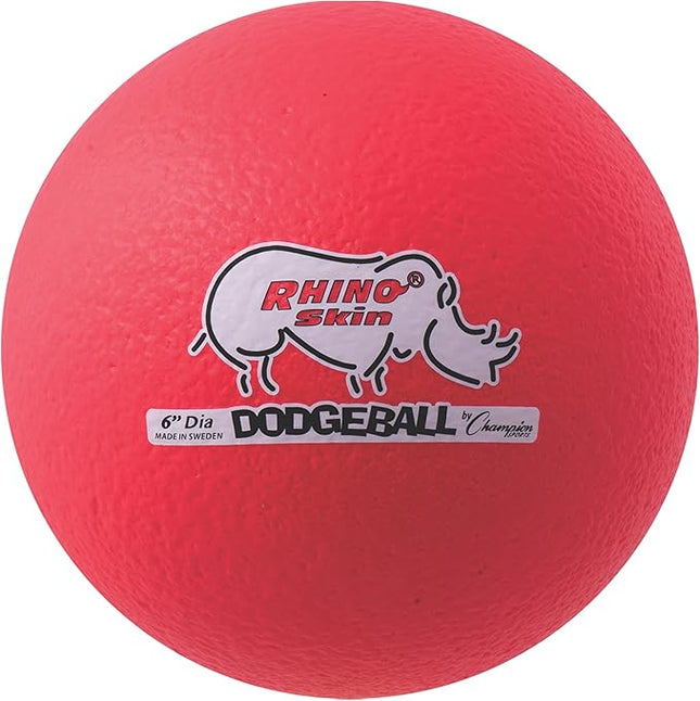 Champion Sports® Rhino Skin® Low Bounce Dodgeball Sets & Singles for Playground, PE, Backyard & League Games – Team Sports Equipment for Youth & Adults
