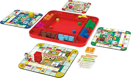Monopoly GO! Board Game | Inspired by The Popular Mobile Board Game | Ages 8+ | 2-4 Players | 15 Mins. | Family Games | Travel Games for Kids and Adults