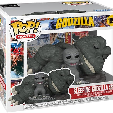 Funko Pop! Super: Godzilla - Sleeping Godzilla with Minilla - Collectable Vinyl Figure - Gift Idea - Official Merchandise - Toys for Kids & Adults - Movies Fans - Figure for Collectors and Display