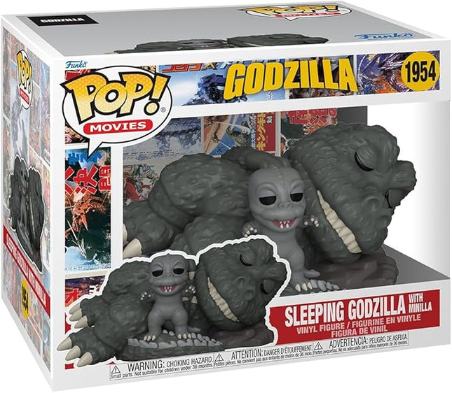 Funko Pop! Super: Godzilla - Sleeping Godzilla with Minilla - Collectable Vinyl Figure - Gift Idea - Official Merchandise - Toys for Kids & Adults - Movies Fans - Figure for Collectors and Display