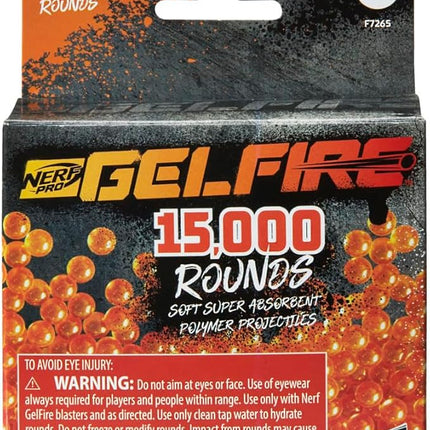Nerf Pro Gelfire Refill, 15000 Gelfire Rounds, for Use Gelfire Blasters, Outdoor Games, for Teens, Ages 14+