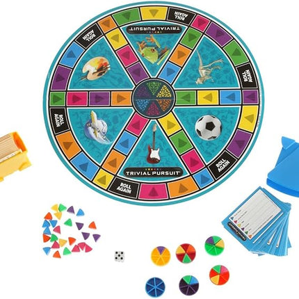 Hasbro Gaming Trivial Pursuit Game: Family Edition Board Game, Family Trivia Games for Adults and Kids, 2+ Players, Ages 8+ (Amazon Exclusive)